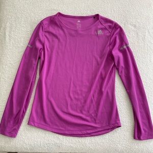 Adidas long sleeve running shirt size medium